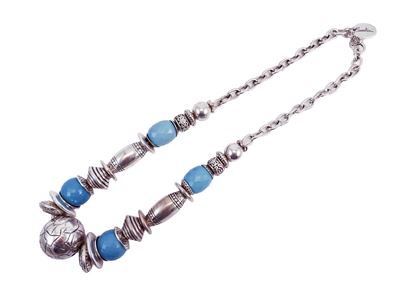 Sodini - Importante Collana in Metallo Silver Tone
