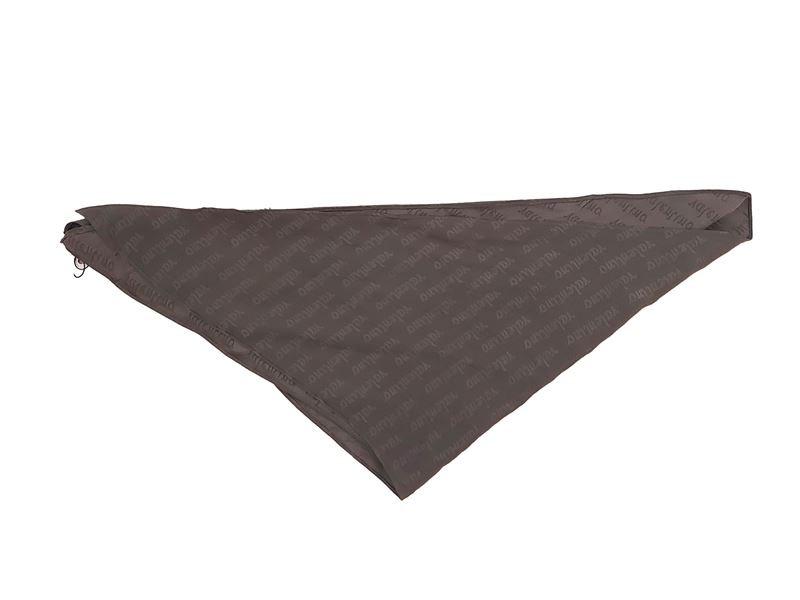 Valentino - Foulard in Seta Grigia a Triangolo