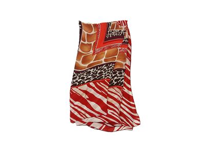 Salvatore Ferragamo - Grande Foulard in Seta Animalier