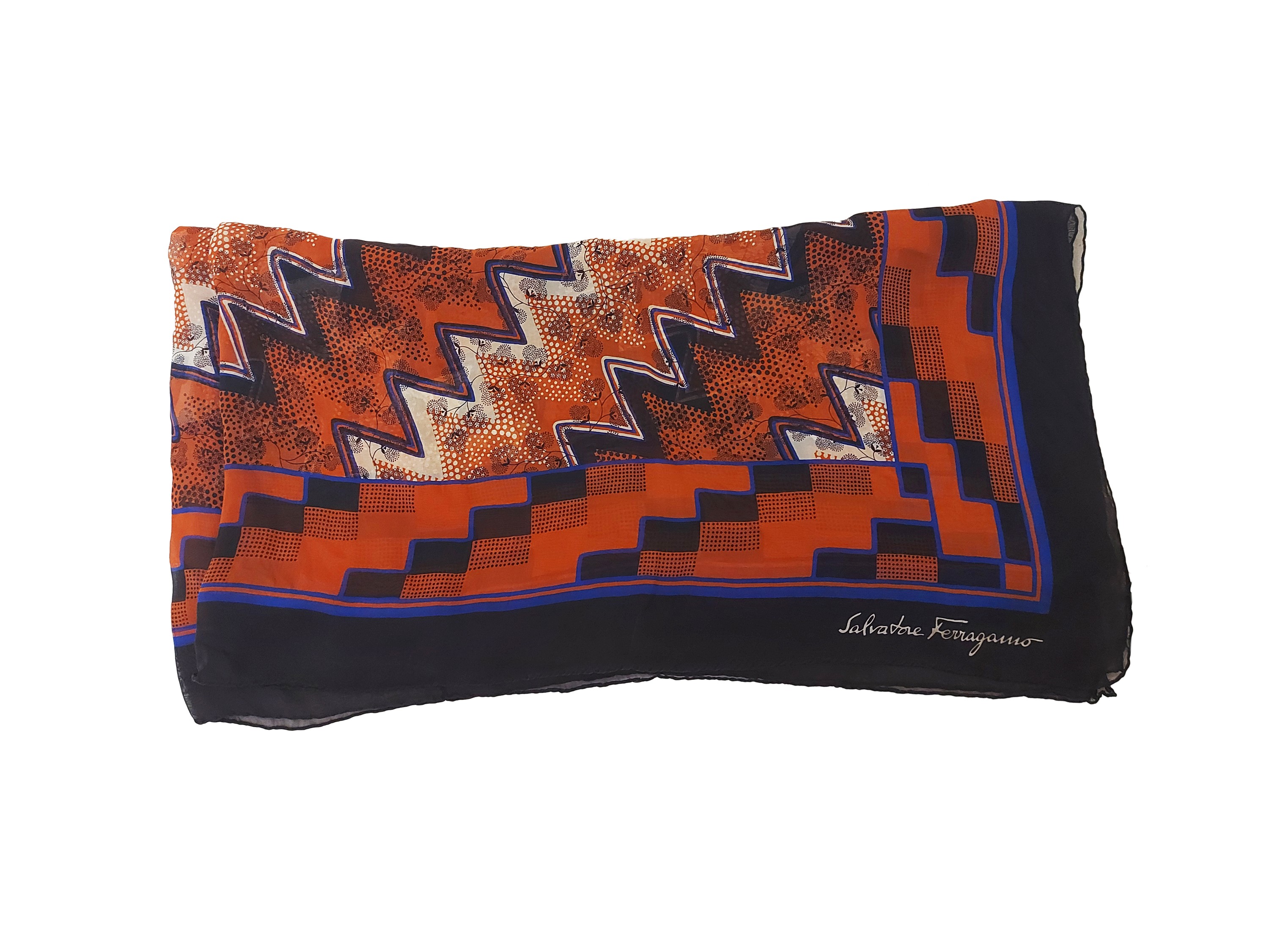 Salvatore Ferragamo - Grande Foulard in Seta Fantasia