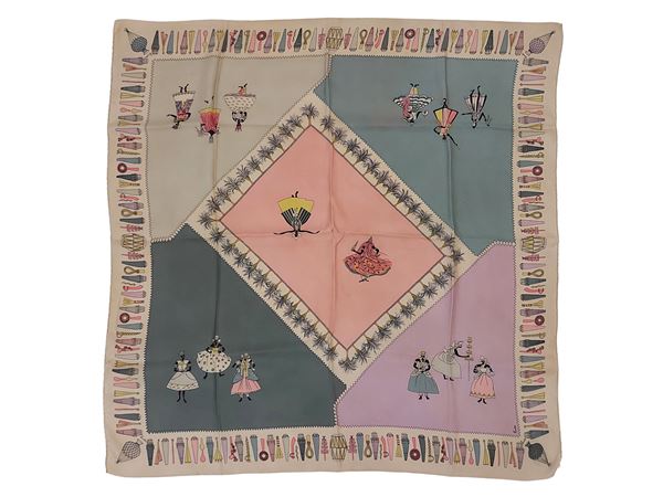 Emilio Pucci - "Macumba" silk scarf