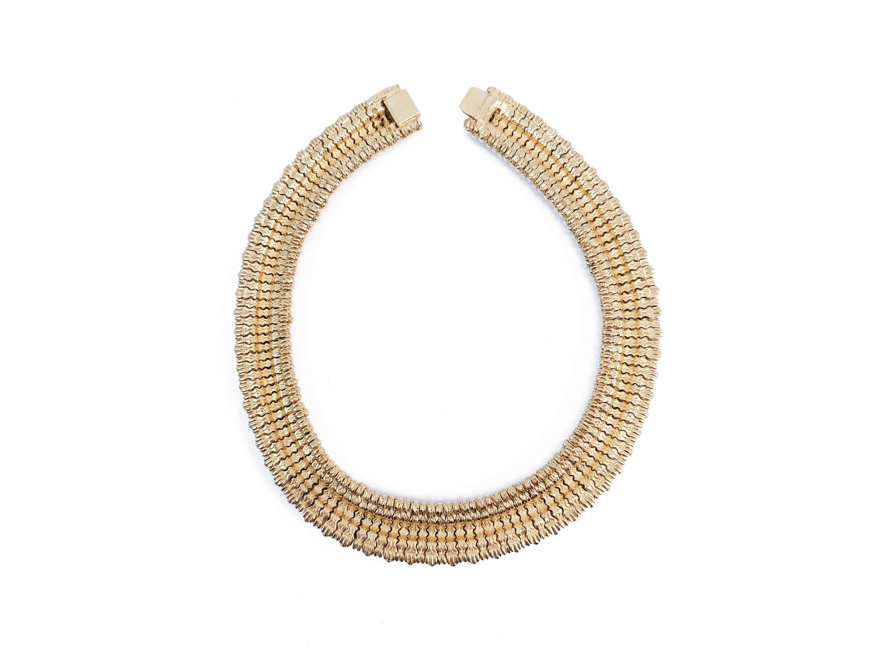 Ciner - Girocollo semirigido in metallo golden tone