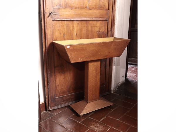 Fioriera in satinwood
