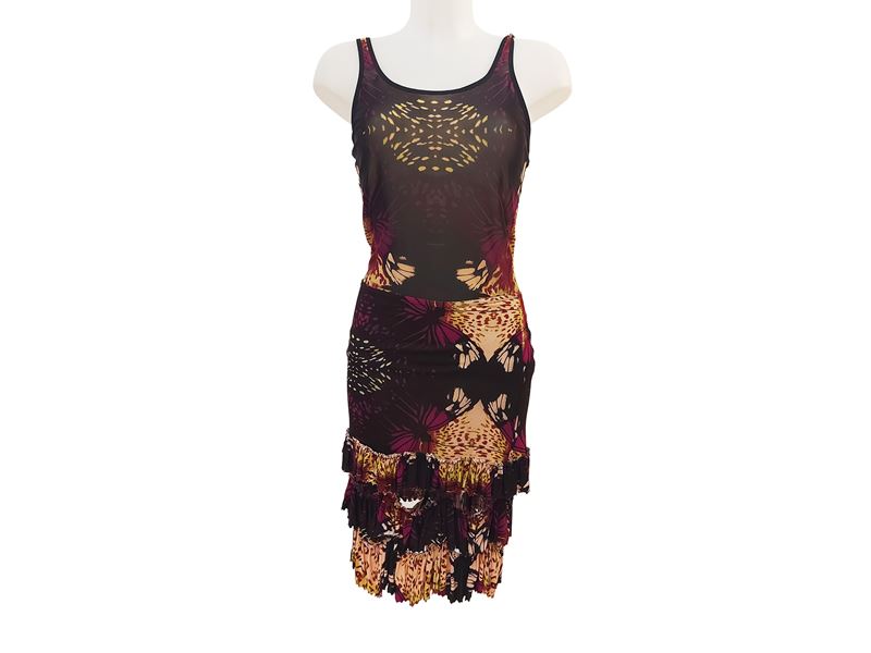 Jean Paul Gautier - Completo in rayon fantasia