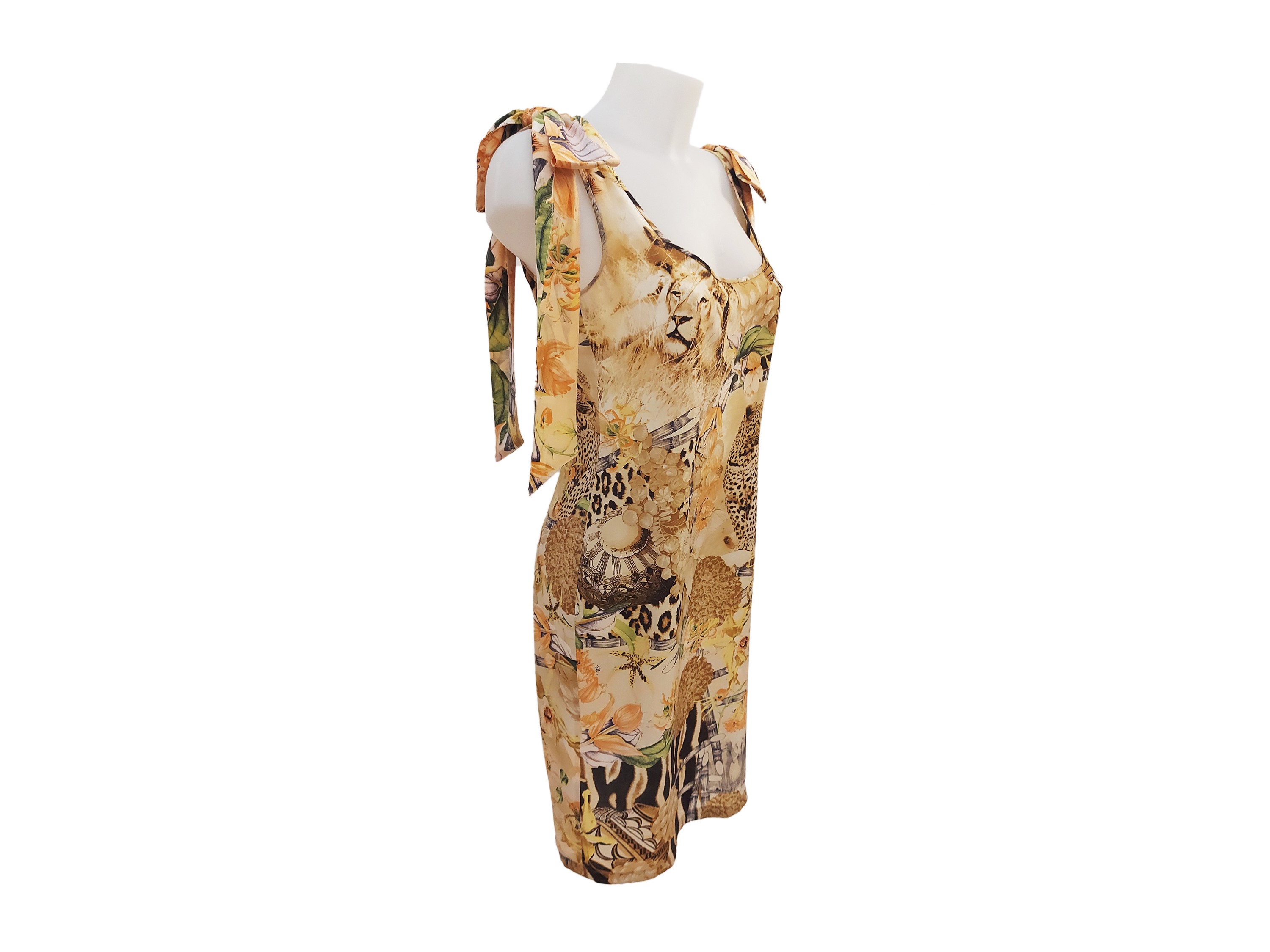 Escada - Abito in Seta Fantasia Animalier