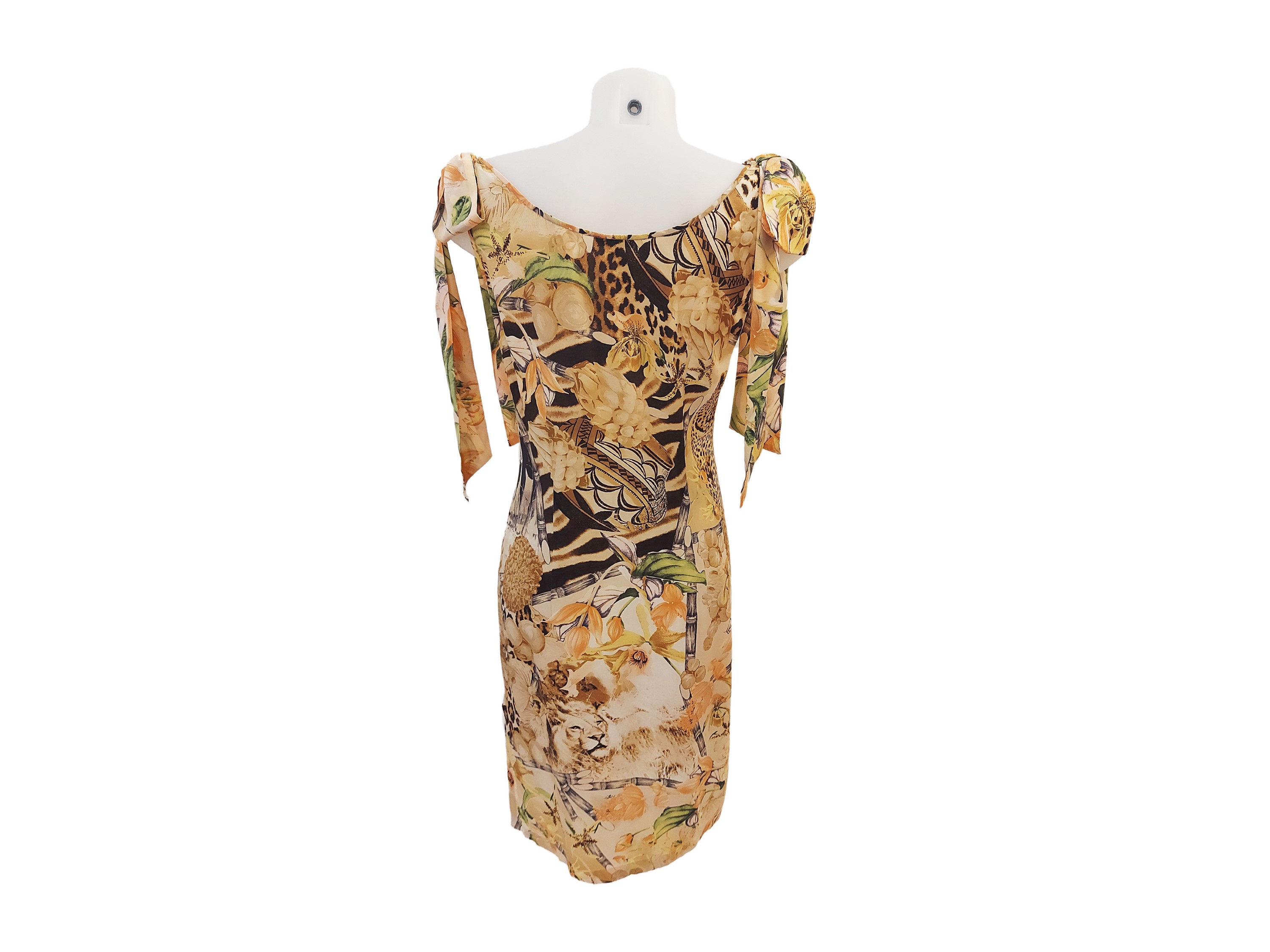 Escada - Abito in Seta Fantasia Animalier