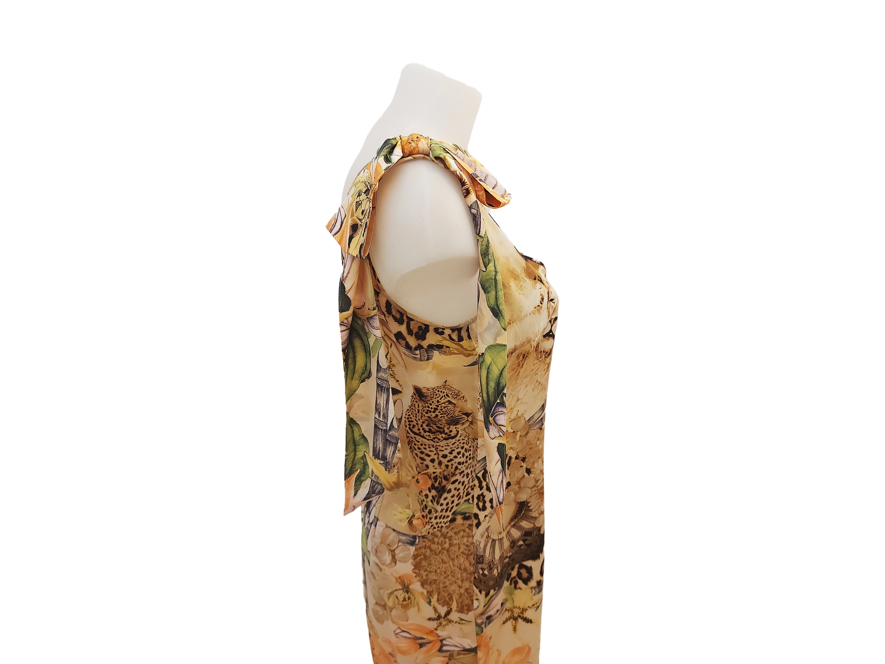 Escada - Abito in Seta Fantasia Animalier