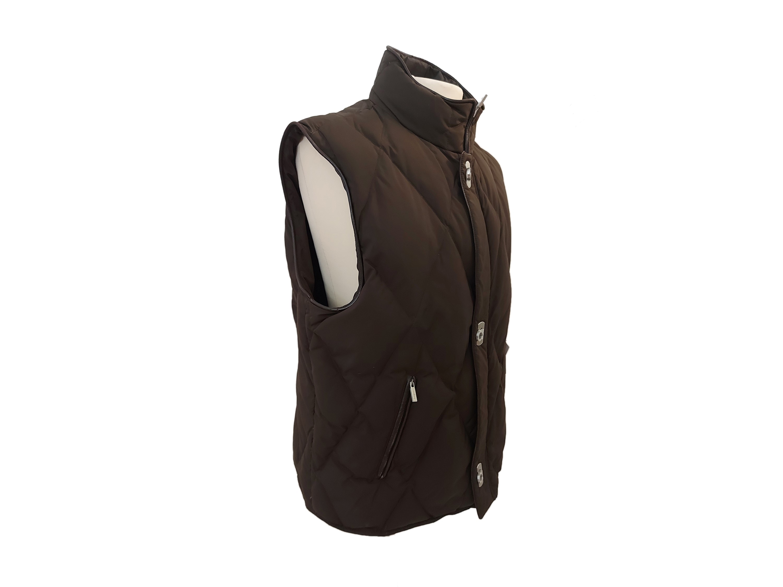 Salvatore Ferragamo - Gilet Imbottitto Marrone