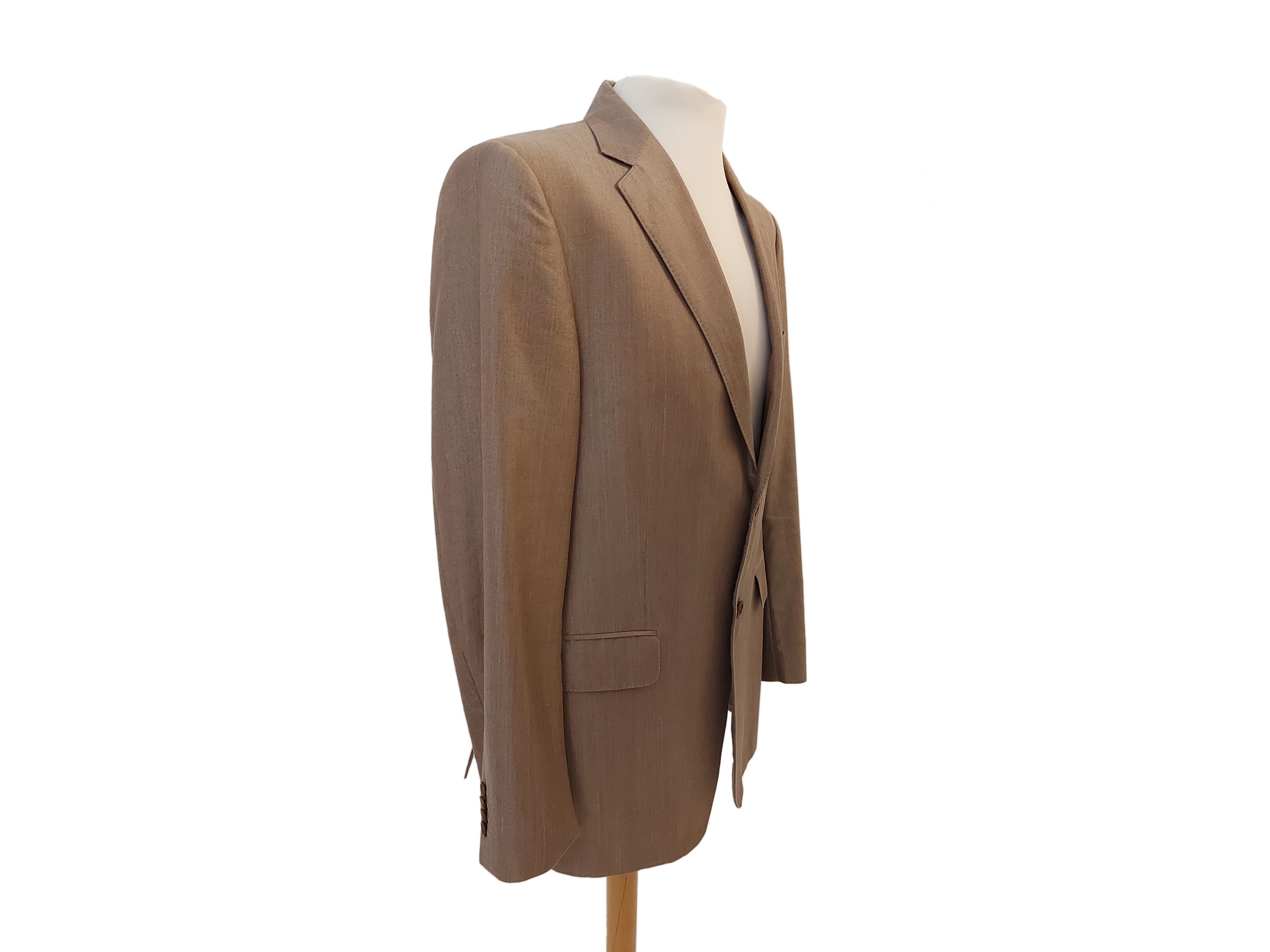 Salvatore Ferragamo - Completo in Lino e Seta Beige