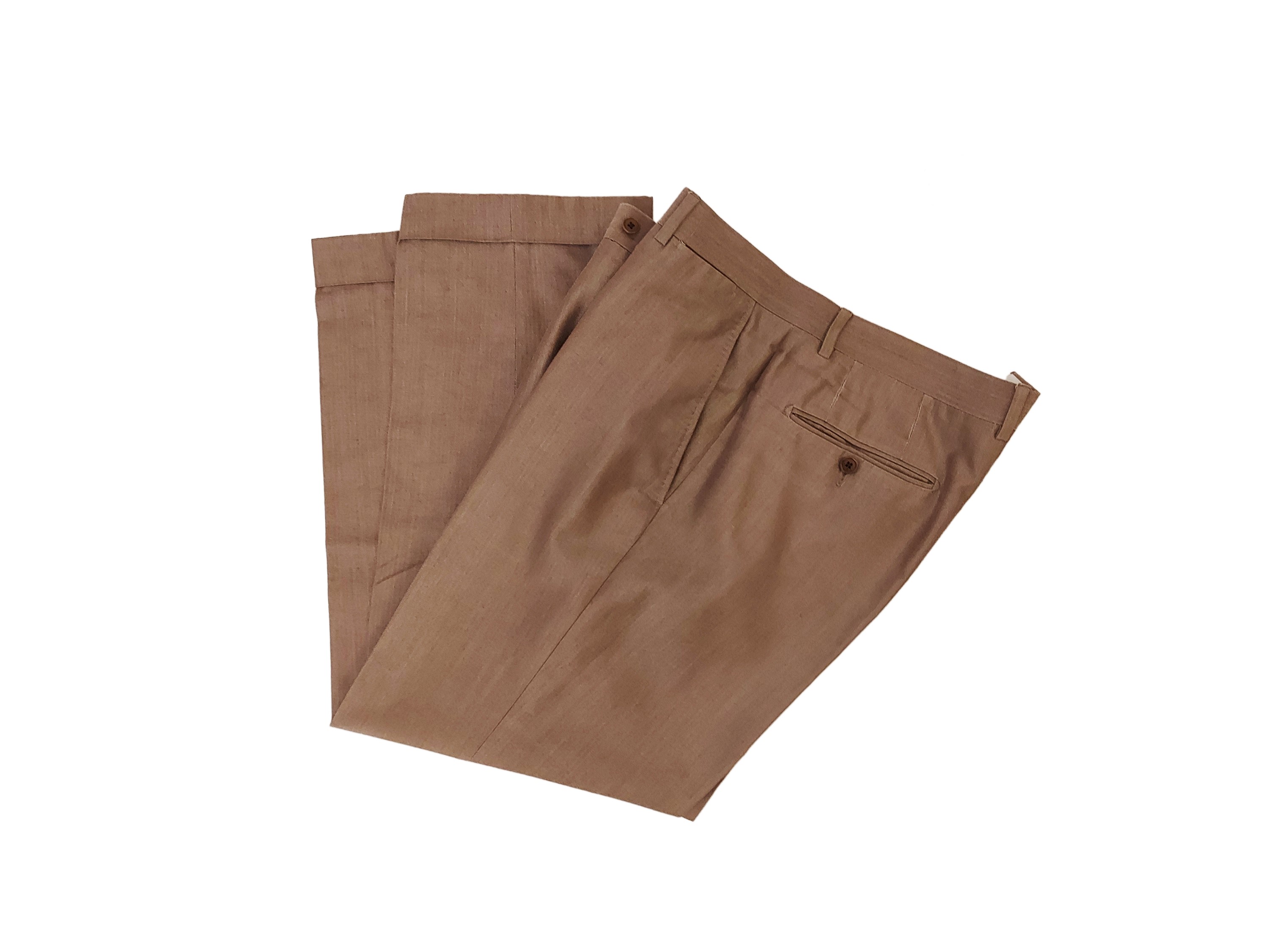 Salvatore Ferragamo - Completo in Lino e Seta Beige