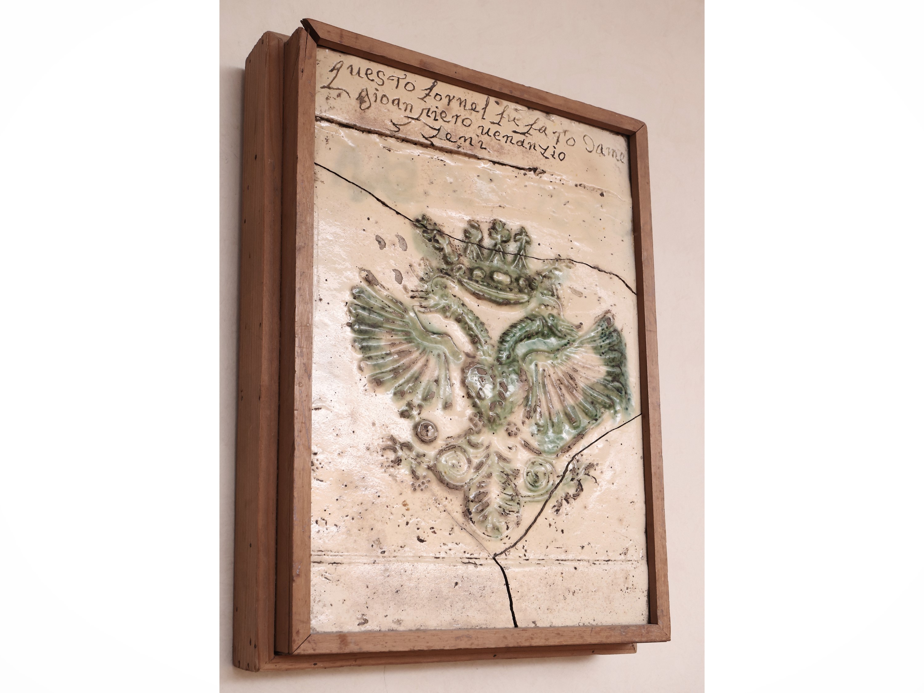 Due Formelle in Maiolica