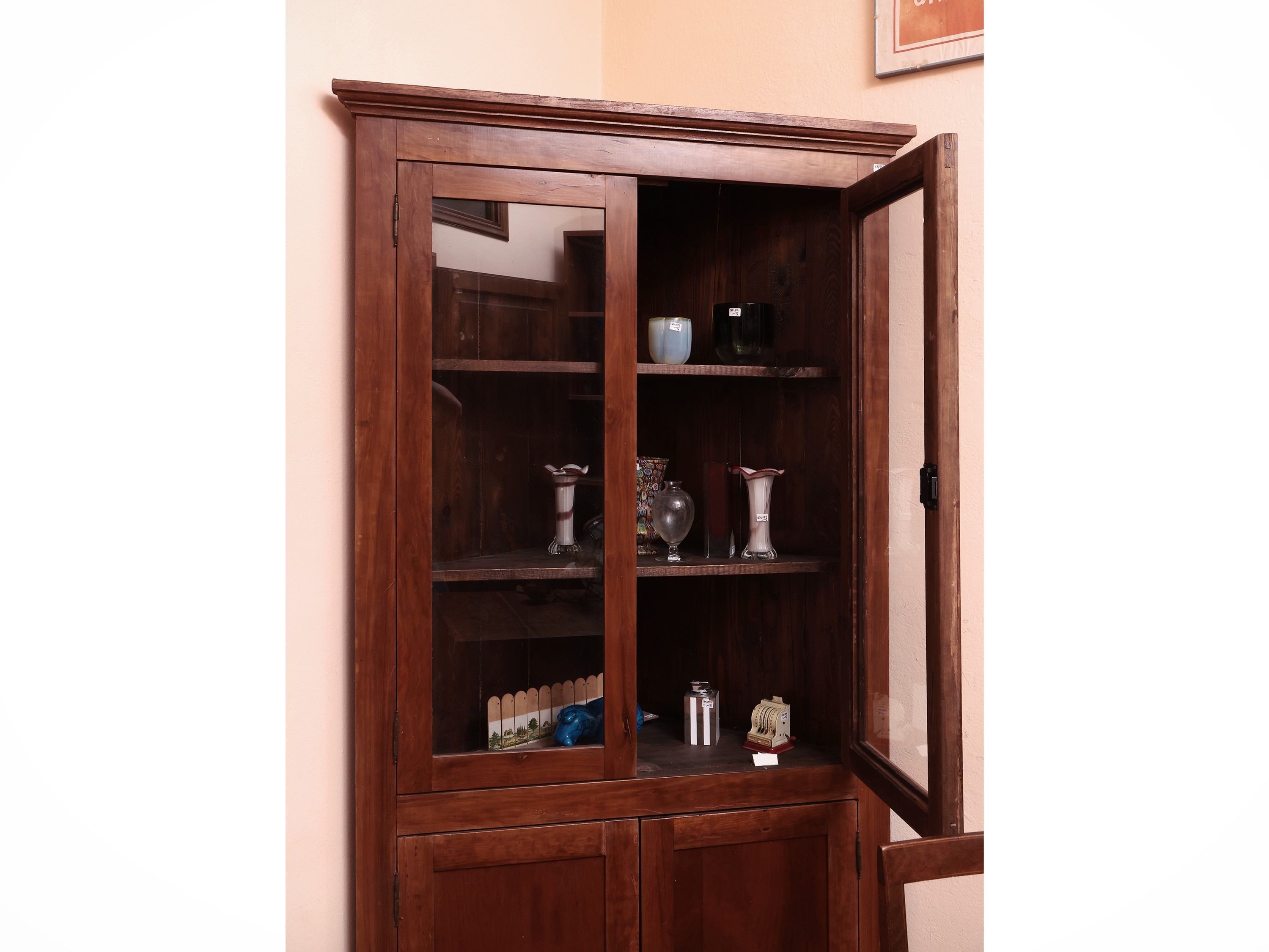 Credenza Angolare in Legno Tenero