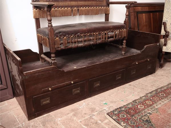 Letto singolo in stile marina