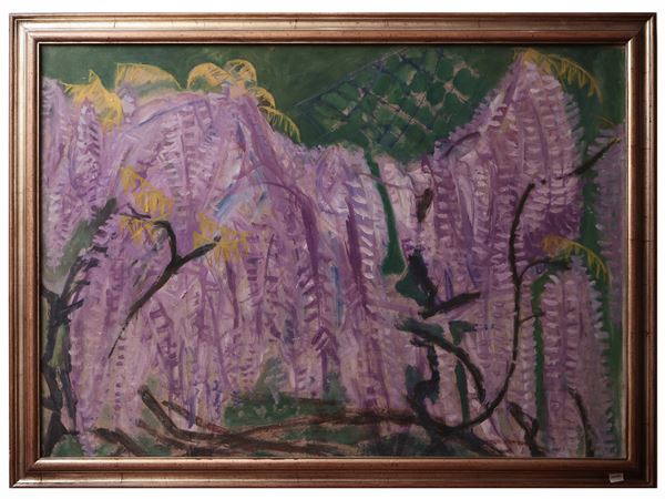 Elisabeth Chaplin - Paesaggio con glicine