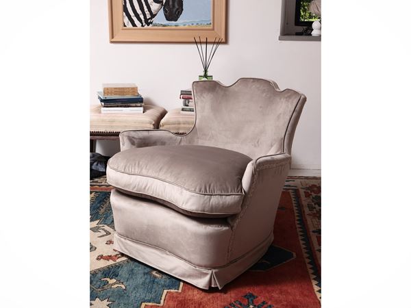 Poltroncina a pozzetto imbottita