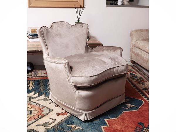 Poltroncina a pozzetto imbottita