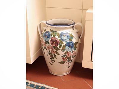 Due Vasi in Terracotta Smaltata
