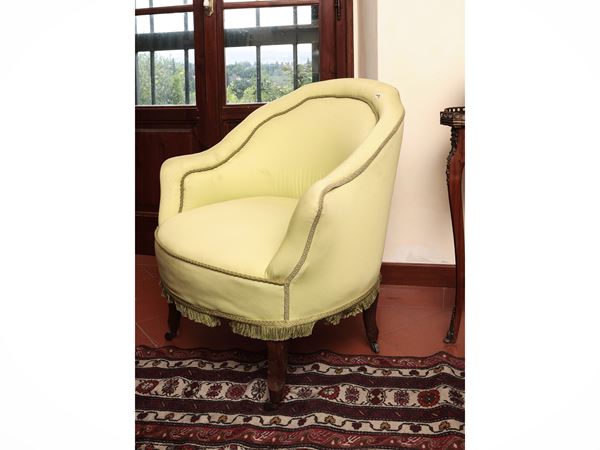 Coppia di poltroncine a pozzetto