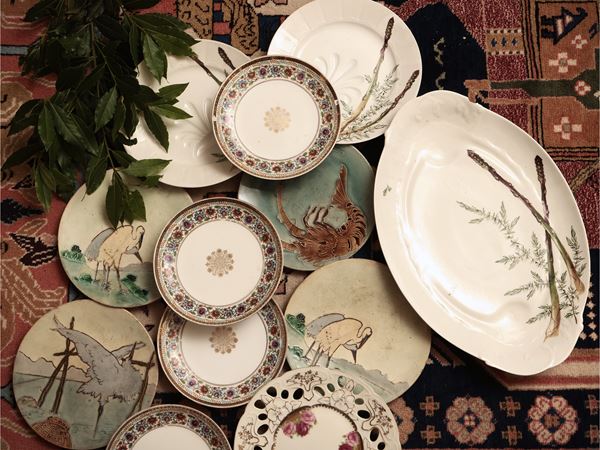 Miscellanea di accessori per la tavola, anche Ginori e Ricahrd Ginori