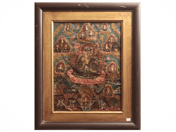 Thangka tibetano