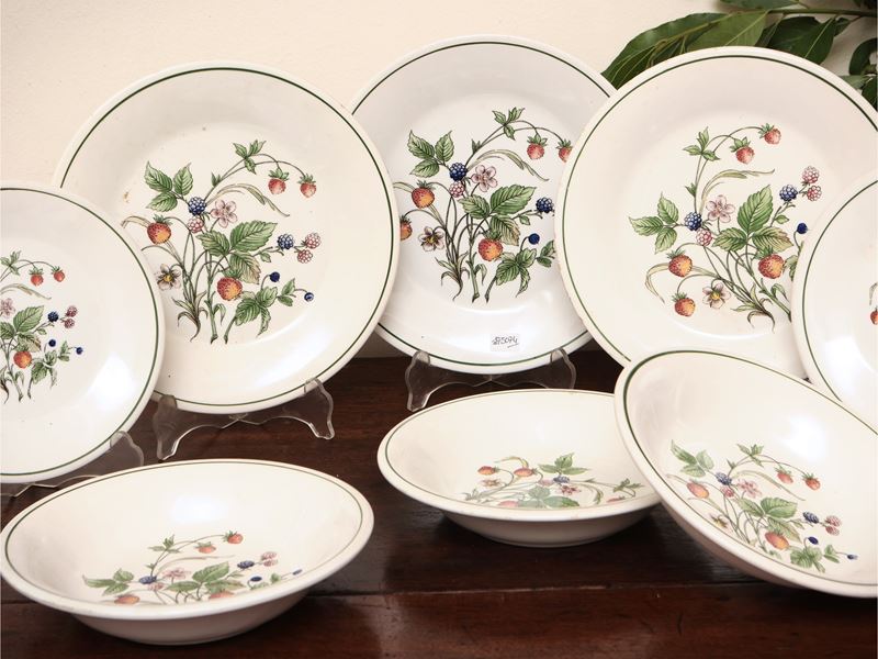 Servizio di Piatti da Giardino in Ceramica
