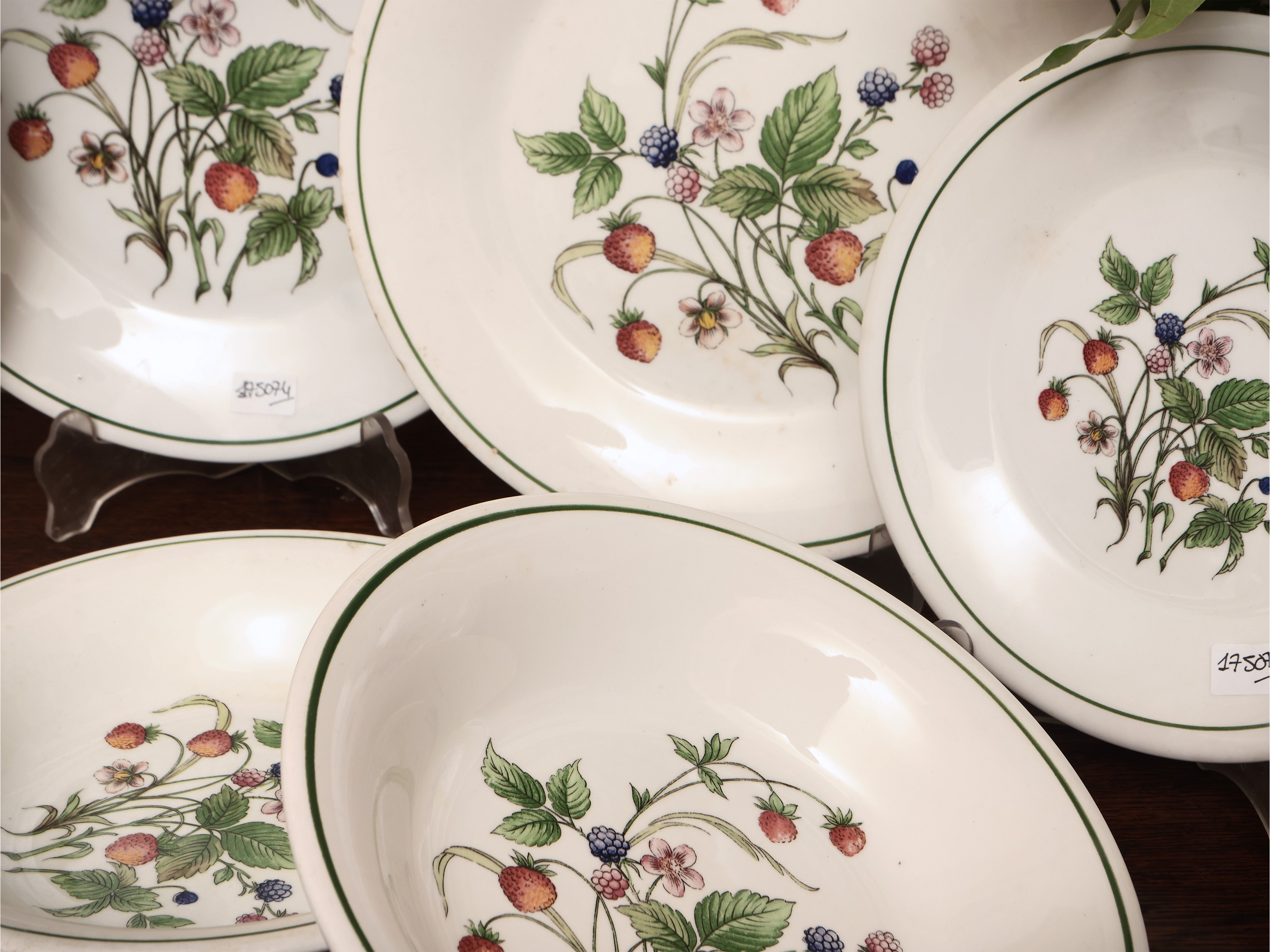 Servizio di Piatti da Giardino in Ceramica