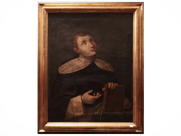 Scuola italiana del XIX secolo - Ritratto di monaco