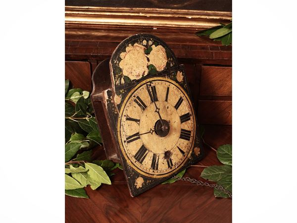 Orologio a pendolo in legno laccato
