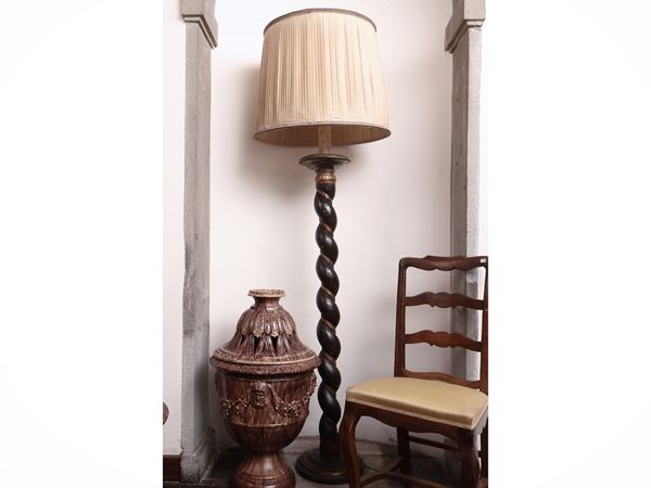Torciera in legno ebanizzato