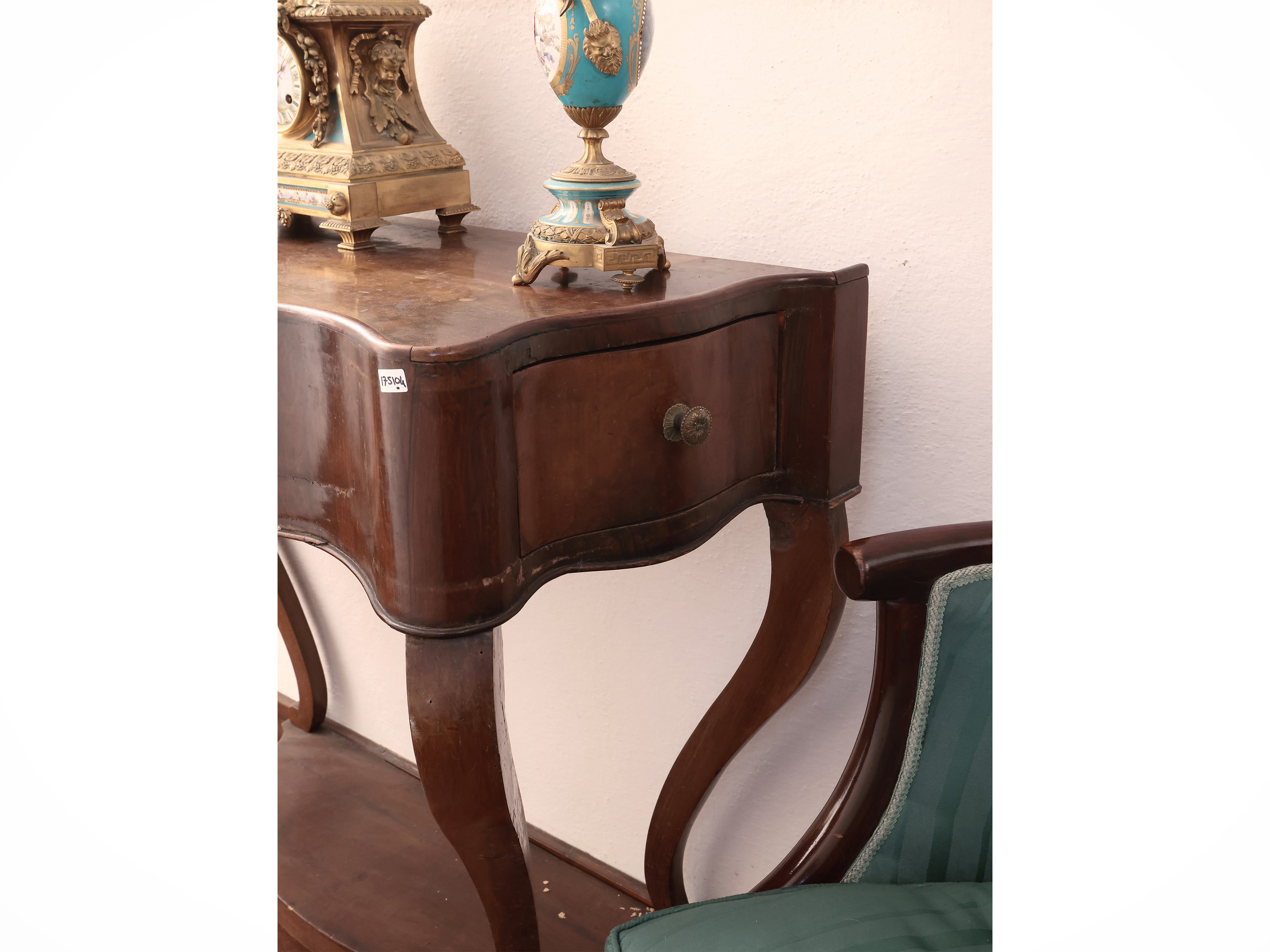 Tavolo a Muro-console in Noce