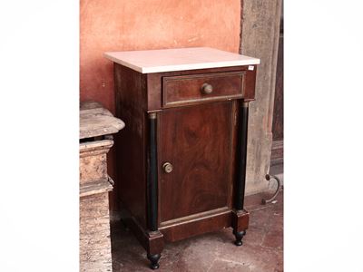 Comodino in Noce in Stile Impero