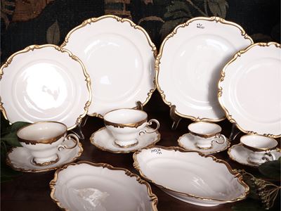 Servizio di Piatti Pompadour in Porcellana, Rosenthal