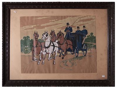 Paesaggio con Carrozza