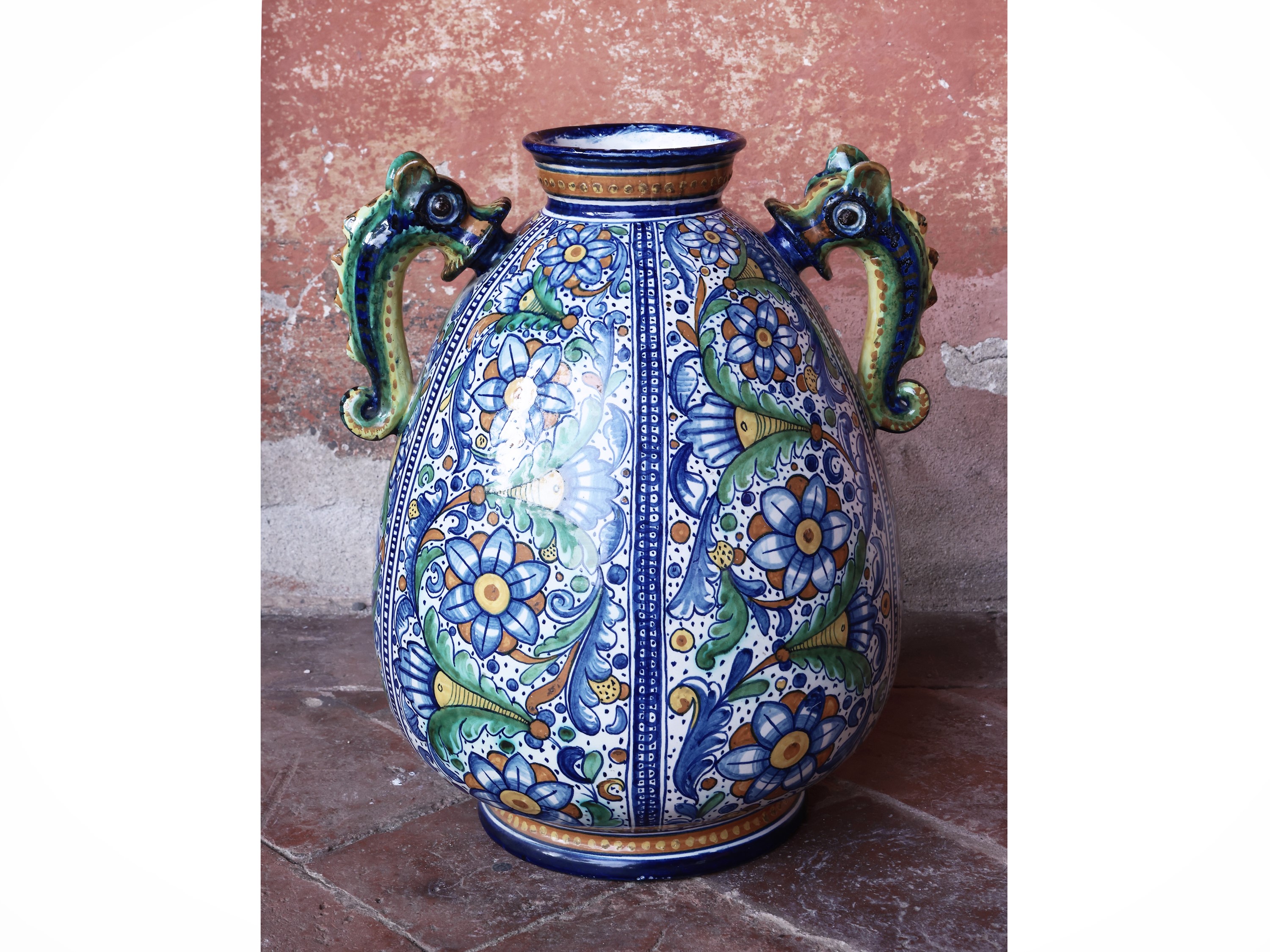 Grande Vaso in Maiolica, Cantagalli