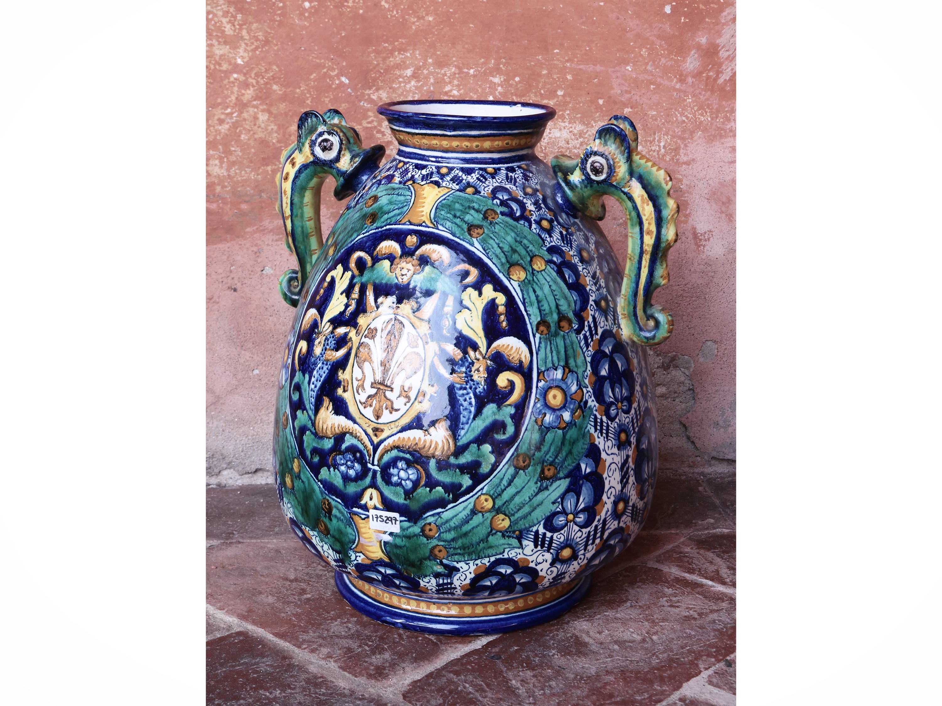 Grande Vaso in Maiolica, Cantagalli
