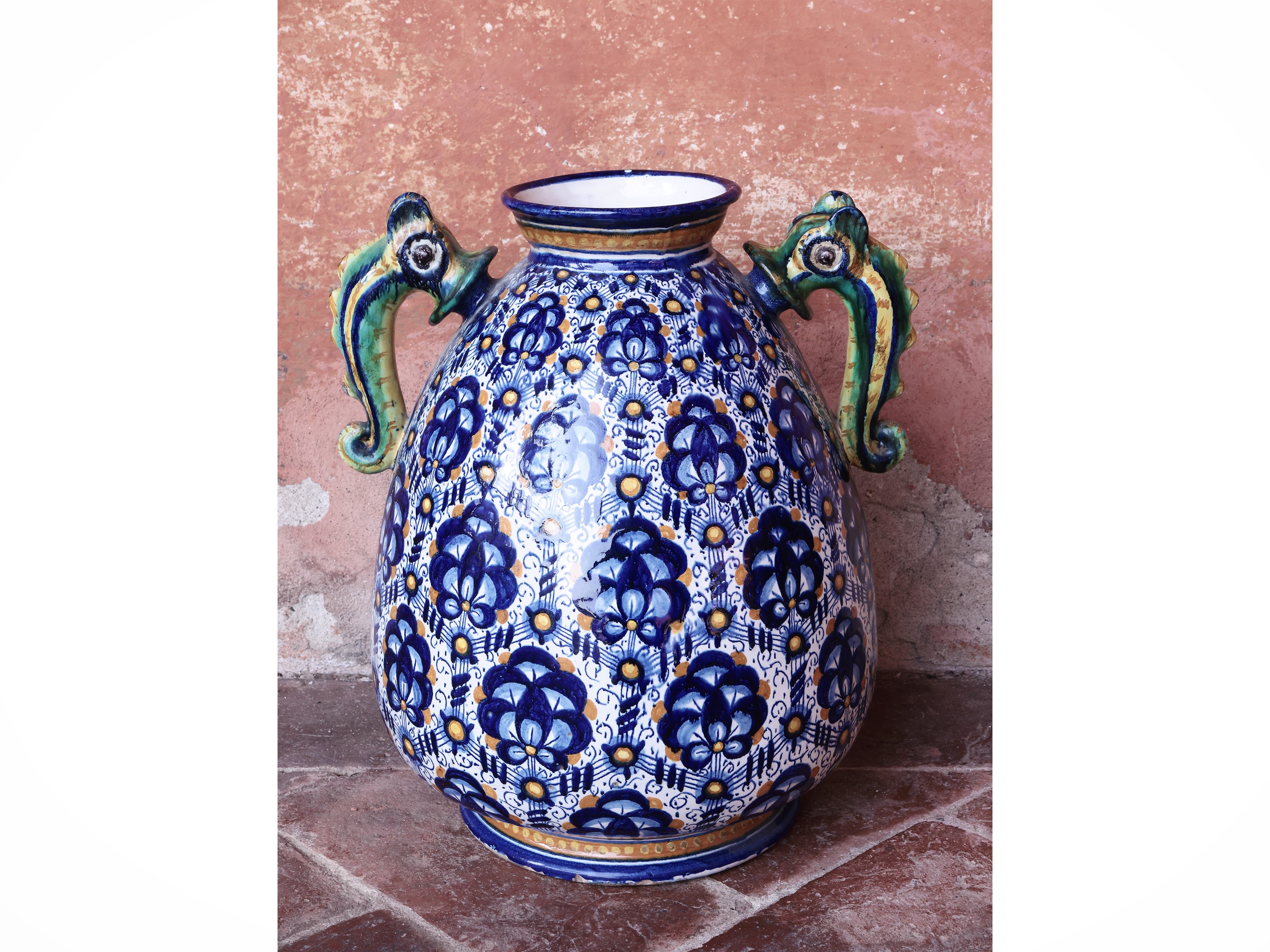 Grande Vaso in Maiolica, Cantagalli