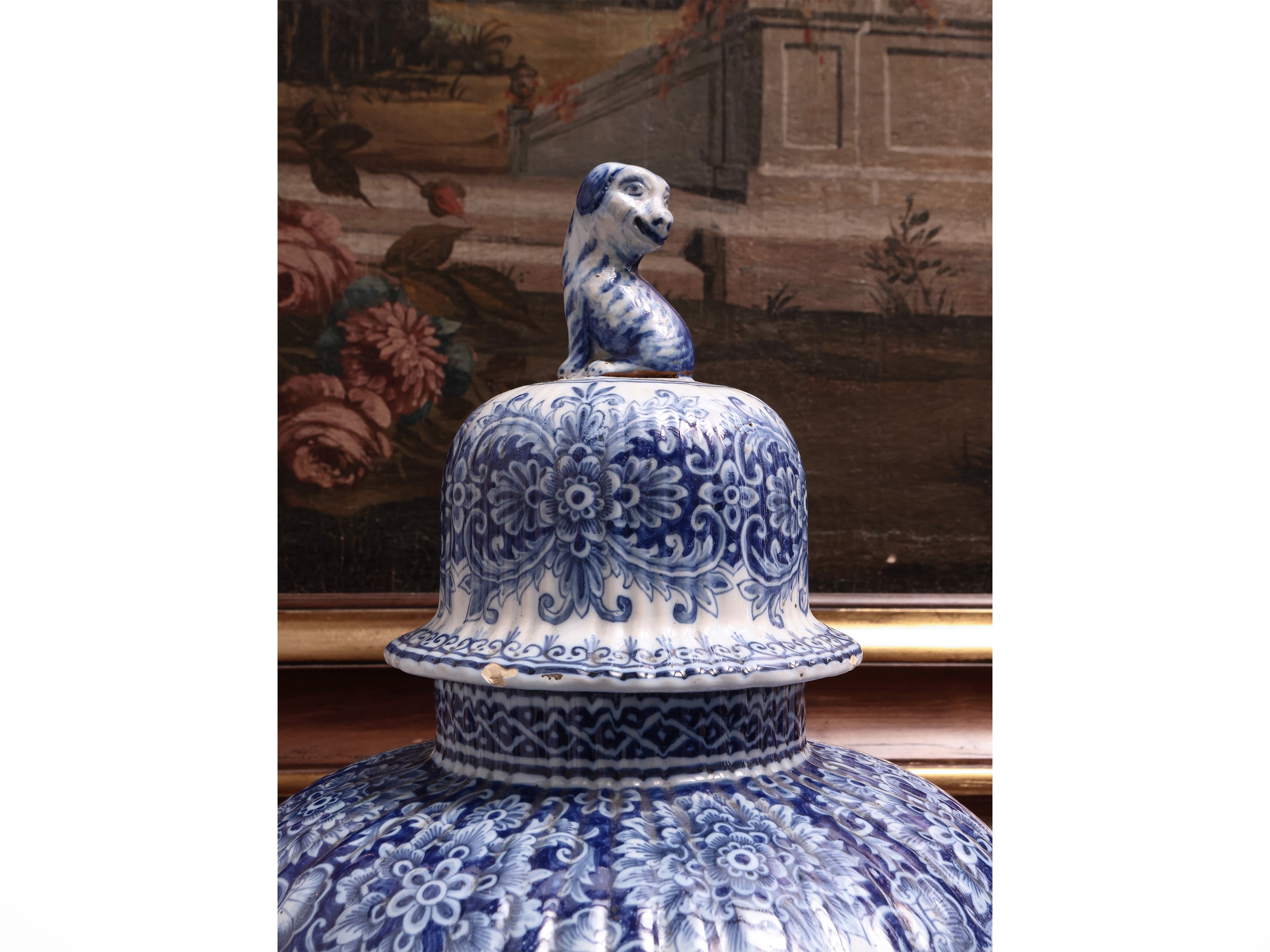 Grande Potiche in Terracotta Smaltata