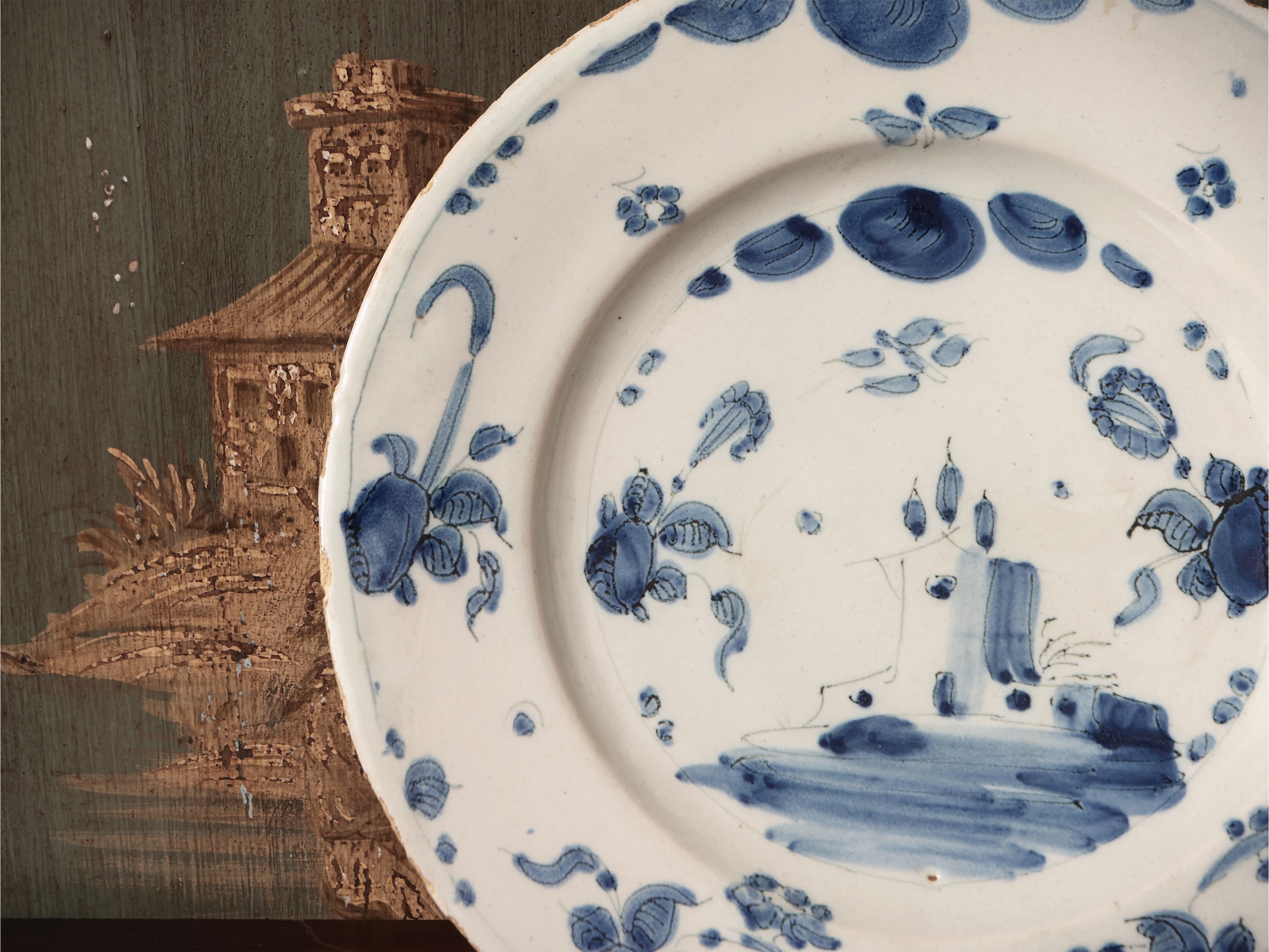 Coppia di Piatti in Maiolica di Savona