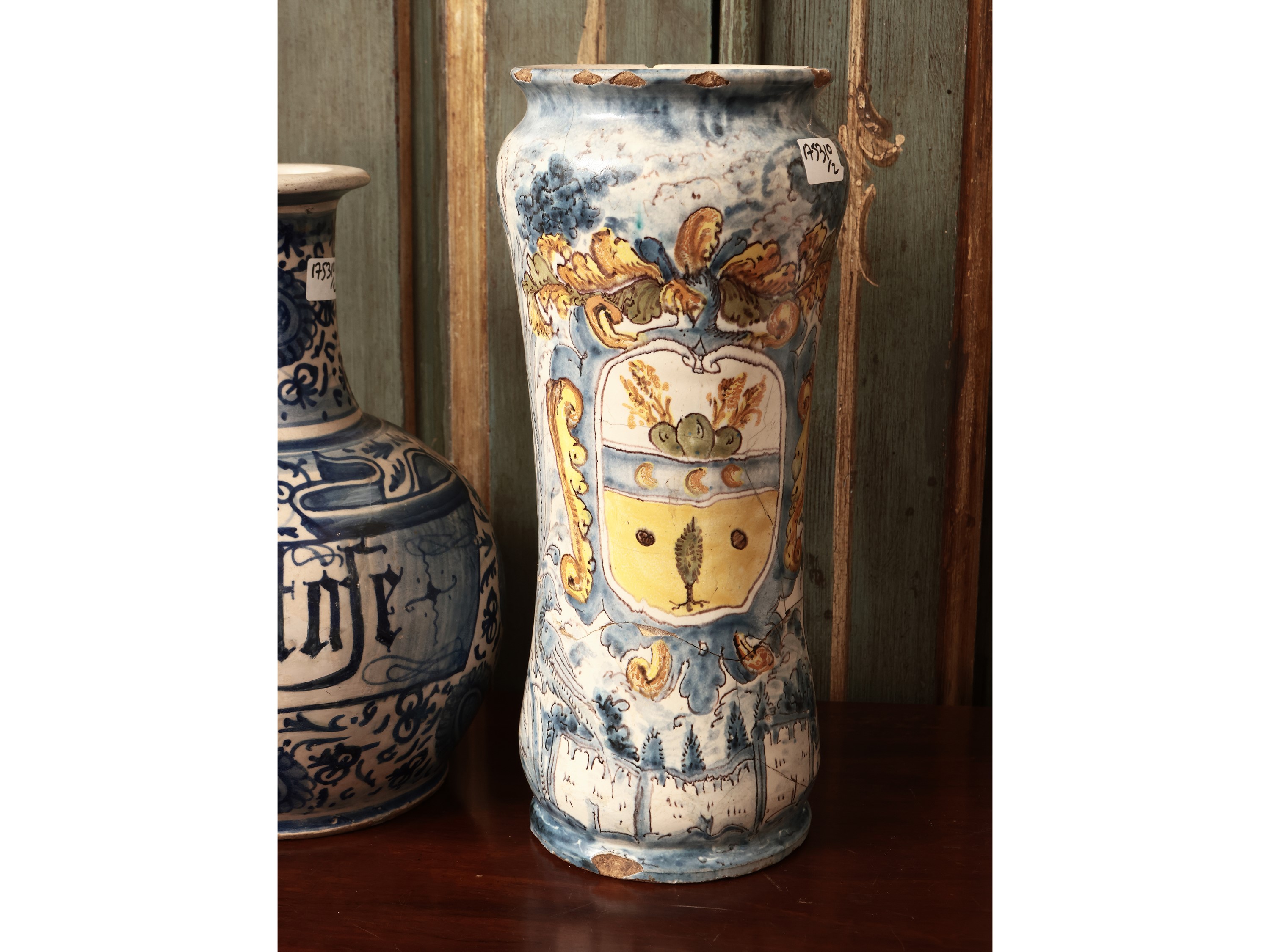Albarello e Fiasca in Maiolica