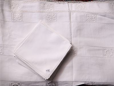 Tovaglia in Lino Bianco