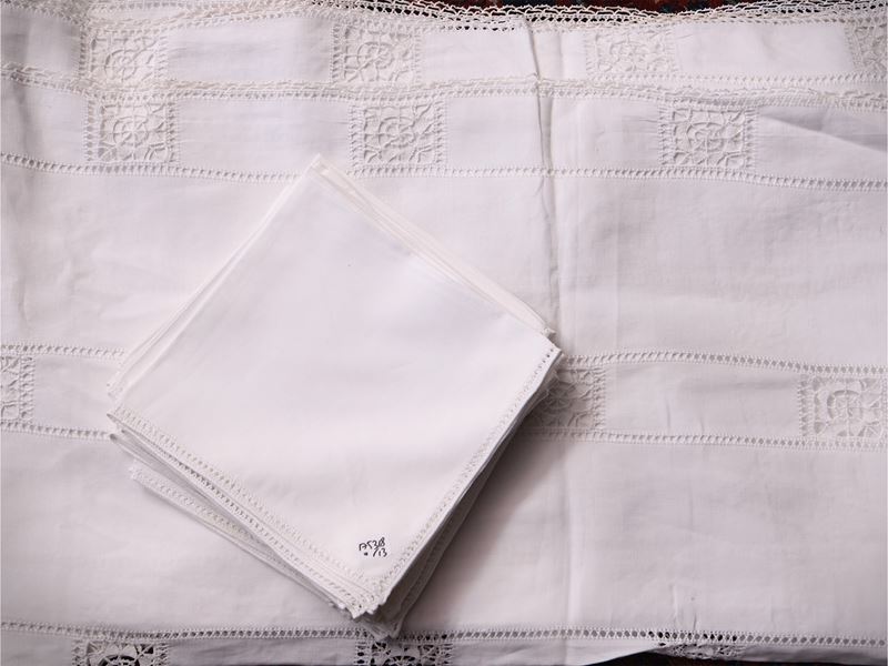 Tovaglia in Lino Bianco