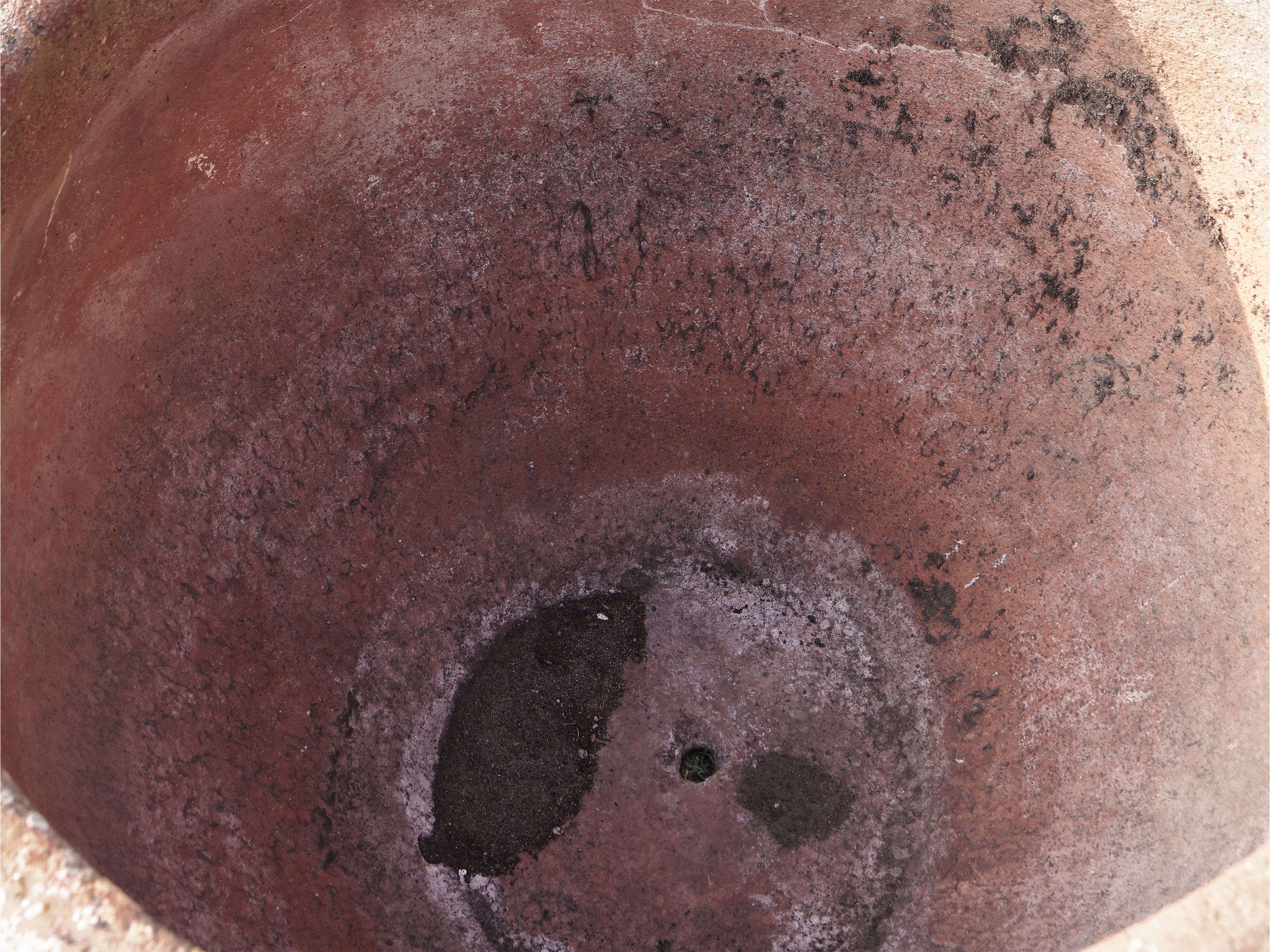 Vaso a Conca D'epoca in Terracotta