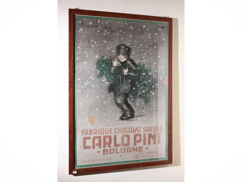 Adolfo Busi - Fabrique Chocolat Suisse Carlo Pini 1925 Circa