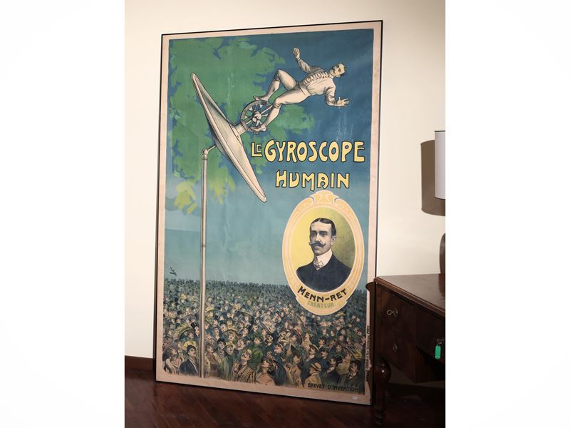 Candido Aragonez De Faria - Le Gyroscope Humain 1910 Circa