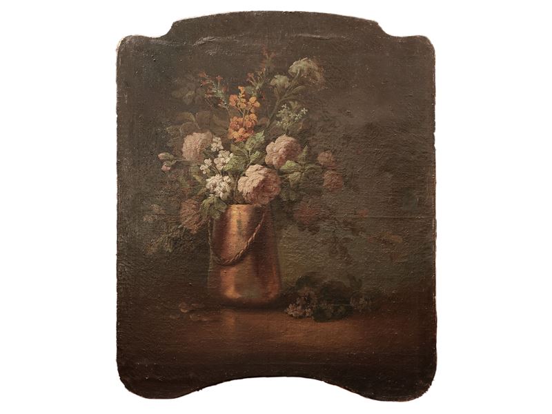 Scuola Francese della Fine del XIX/inizio del XX Secolo - Vasi con Trionfi di Fiori