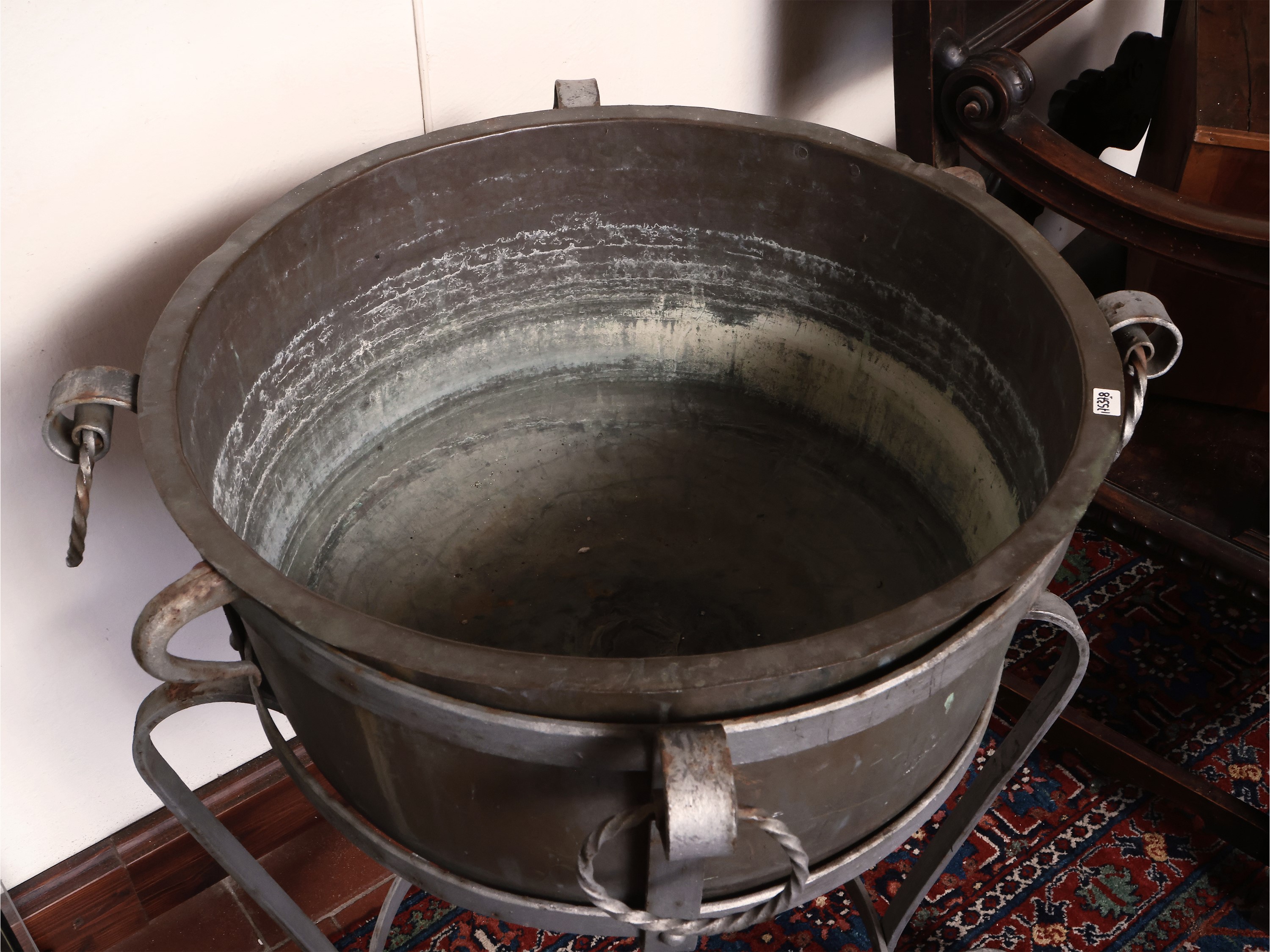 Grande Fioriera in Ferro Battuto