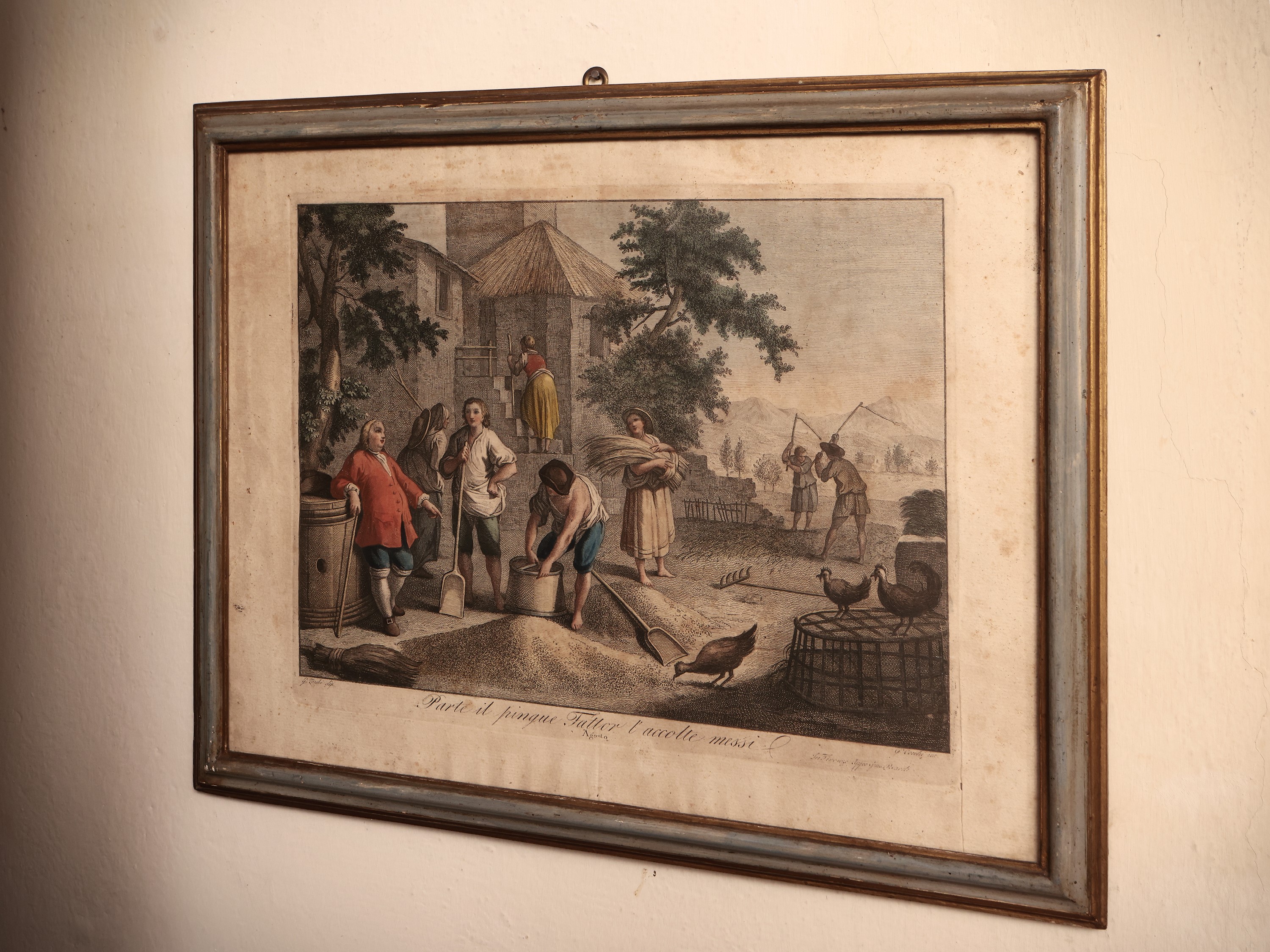 Giuseppe Zocchi - Gennaio e Agosto