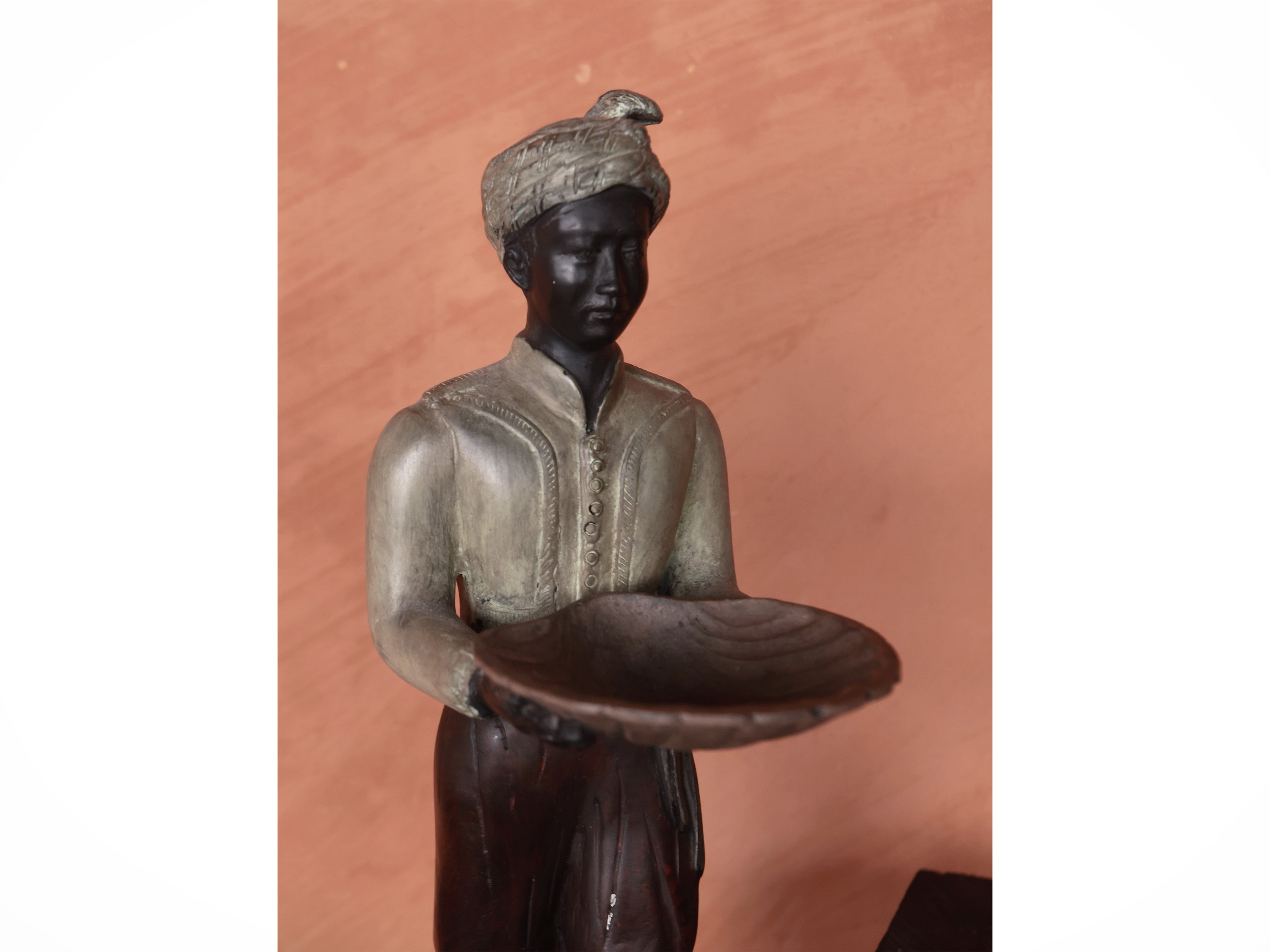 Tre piccoli mori in metallo laccato