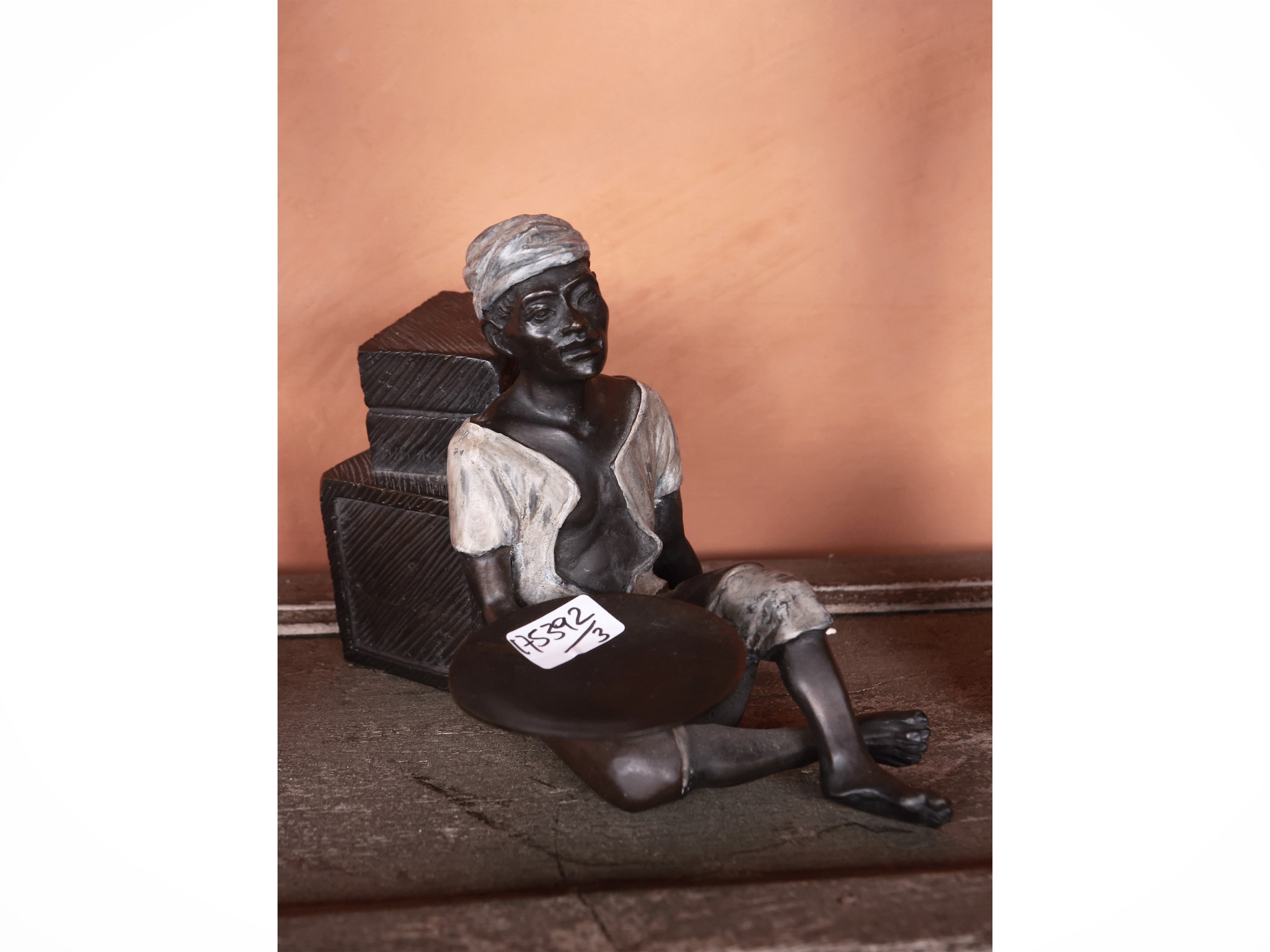 Tre piccoli mori in metallo laccato