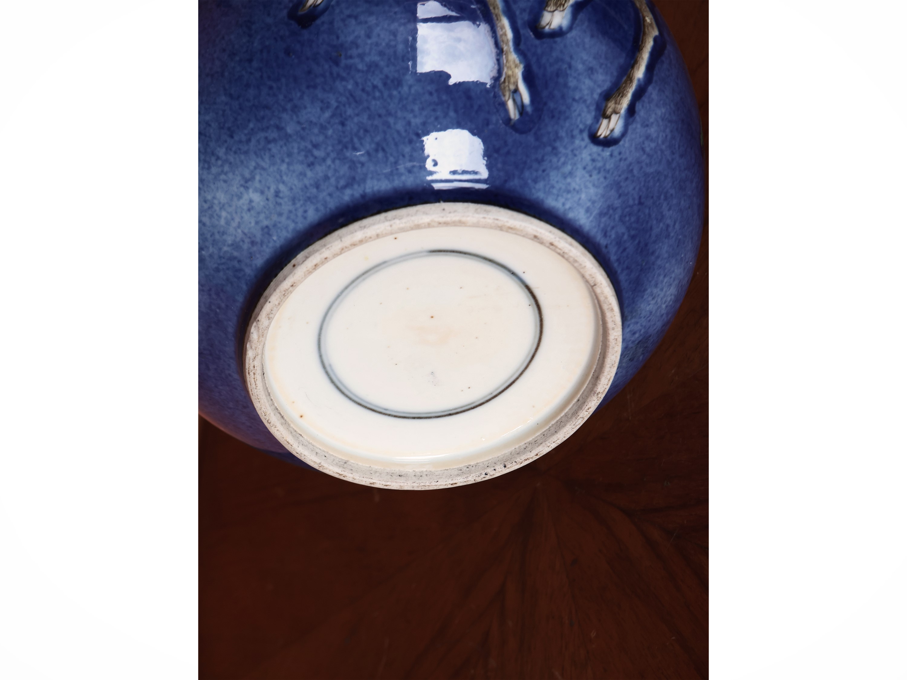 Coppia di Lumi da Tavolo in Ceramica Smaltata